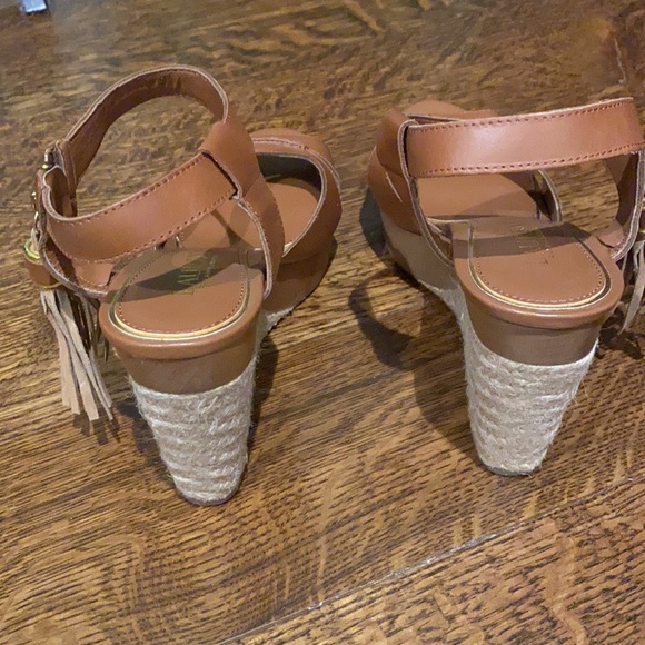 Lauren by Ralph Lauren open toed wedge size 7 - Picture 2 of 5